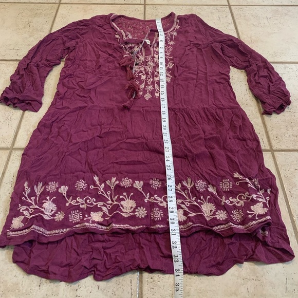 Knox Rose Embroidered Tunic Top, Size XL - Picture 7 of 7